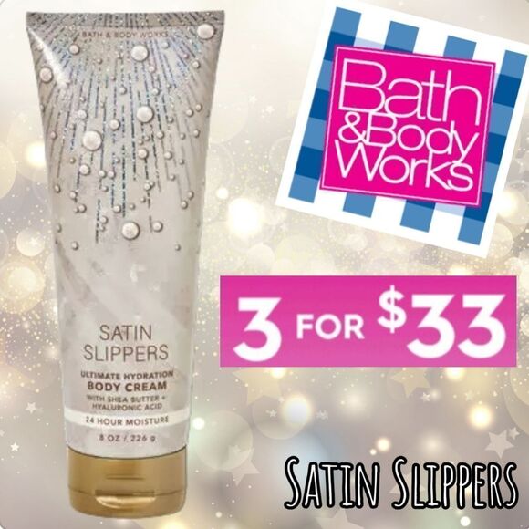 Satin Slippers Body Cream by Bath And Body Works - Picture 1 of 5